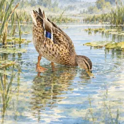 Portrait of Duck
