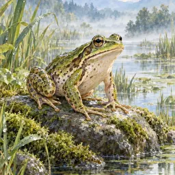 Portrait of Frog