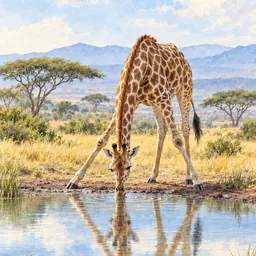 Portrait of Giraffe