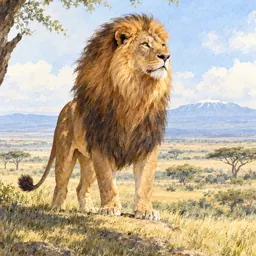 Portrait of Lion
