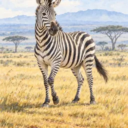 Portrait of Zebra