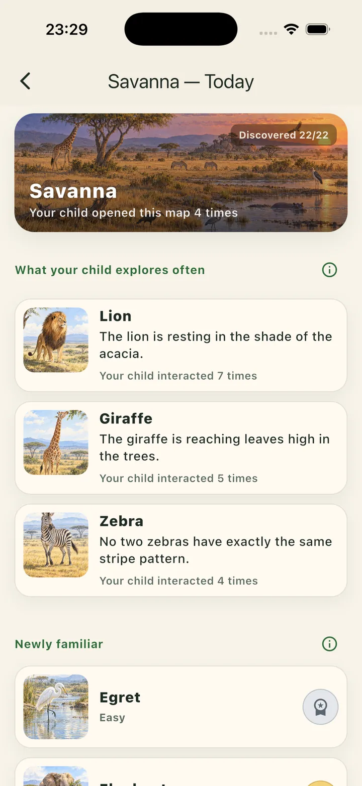 Today’s exploration on the savanna