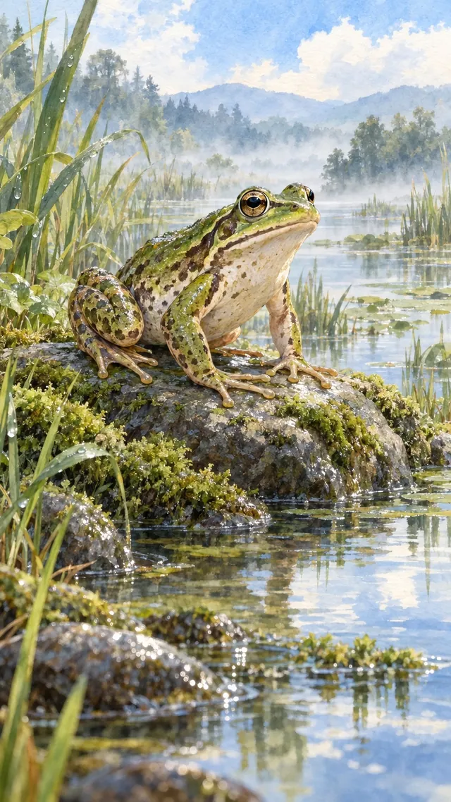 Nature Reach portrait of Frog