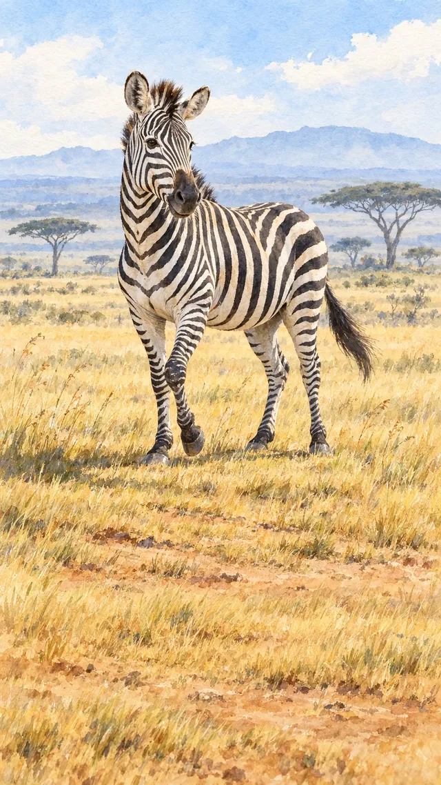 Nature Reach portrait of Zebra